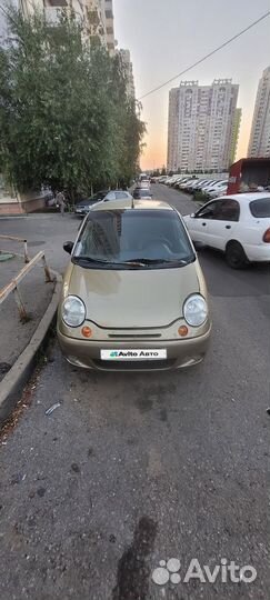 Daewoo Matiz 0.8 AT, 2007, битый, 208 561 км