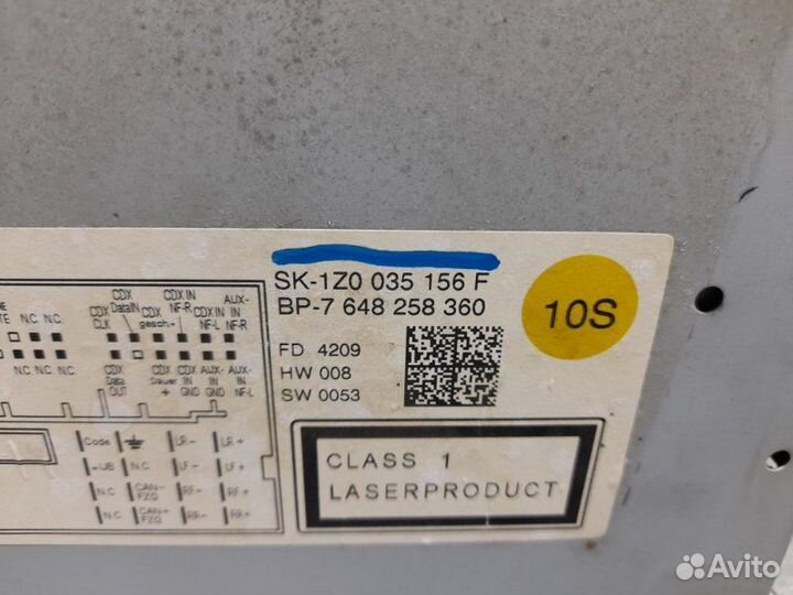 Магнитола Skoda Octavia (A5 1Z) 2004-2013 хетчбэк