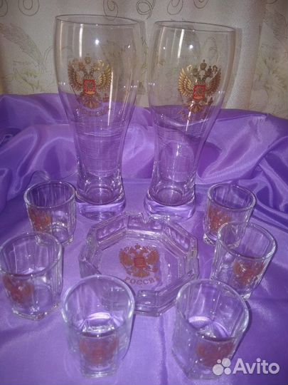 Бокалы, стопки. Набор