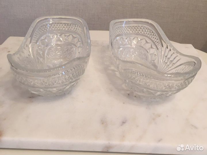 Хрустальная салатница СССР
