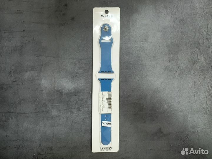 Ремешок Sport TPU Apple Watch 38-40mm (Синий 36)