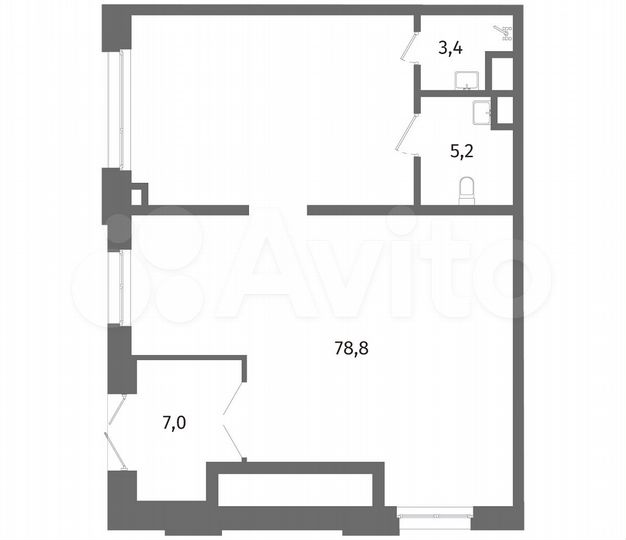 Продам торговое помещение, 94.4 м²