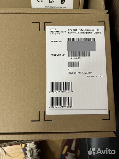 Сетевая карта HP 1Gb 366T 811546-B21, 816551-001