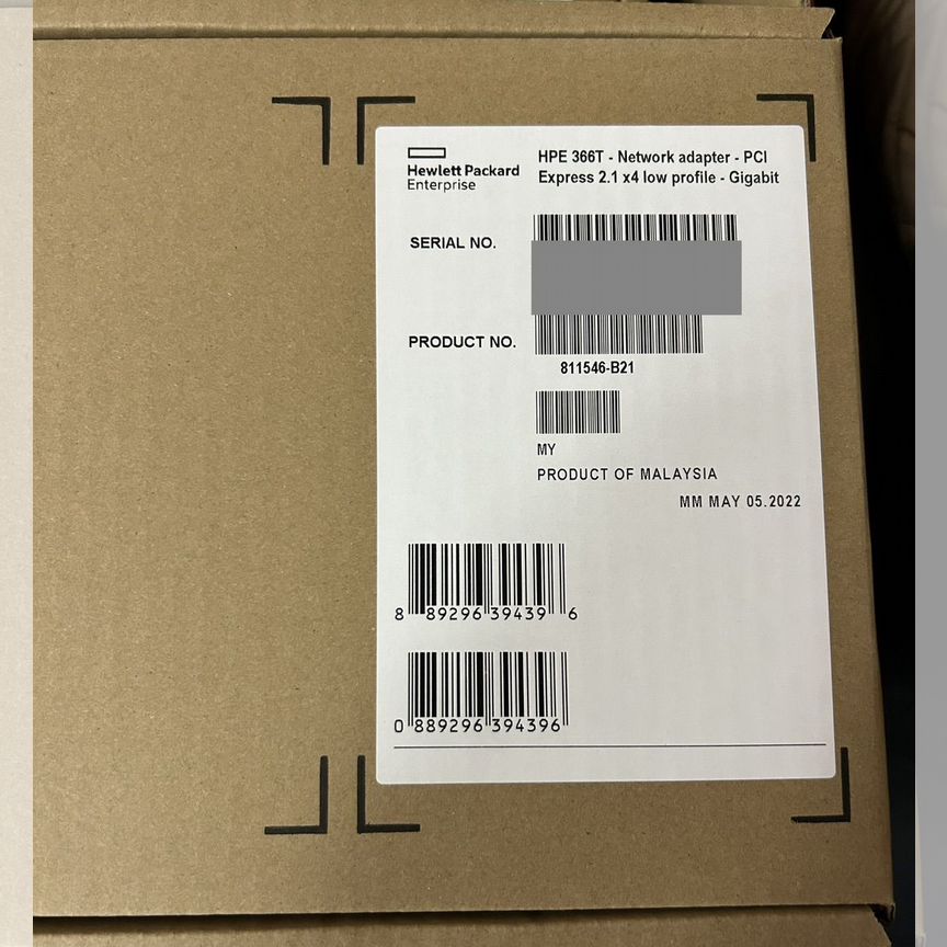 [366T] Сетевая Карта Hp 1gb811546-B21, 816551-001