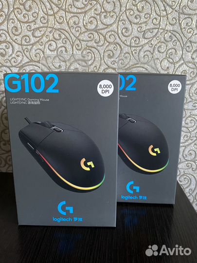 Игровая мышь logitech g102 Черная