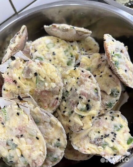 Гребешок в раковине по-шанхайски для запекания