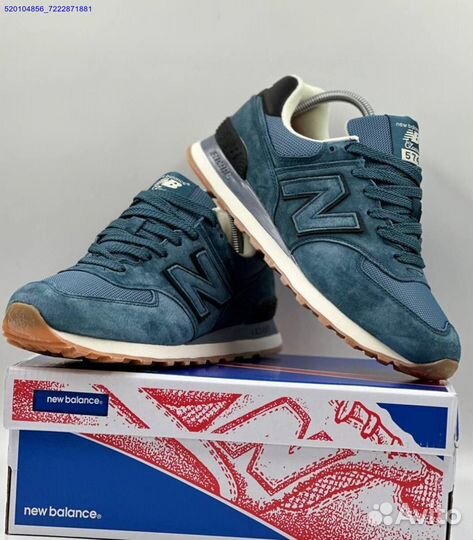 Кроссовки New Balance 574 Blue (Арт.92693)