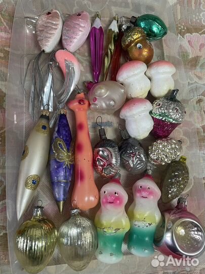 Елочные игрушки СССР