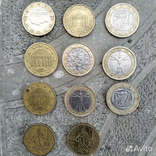 Евро монеты