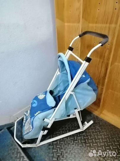 Санки-коляска зимняя