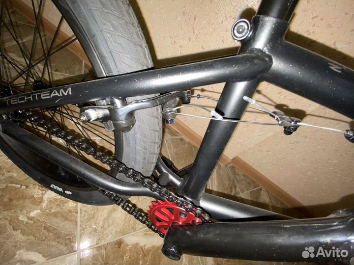 Велосипед BMX Tech Team Twen черно-красный