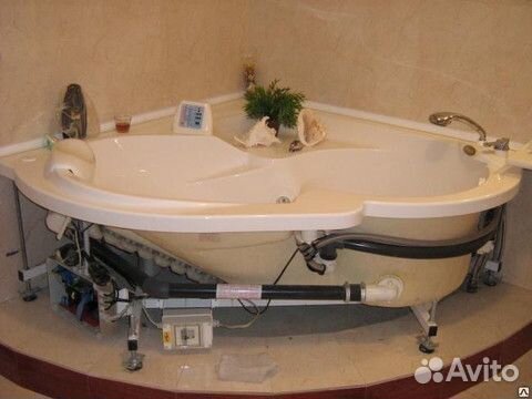 Установка душевой кабины, ванны, джакузи