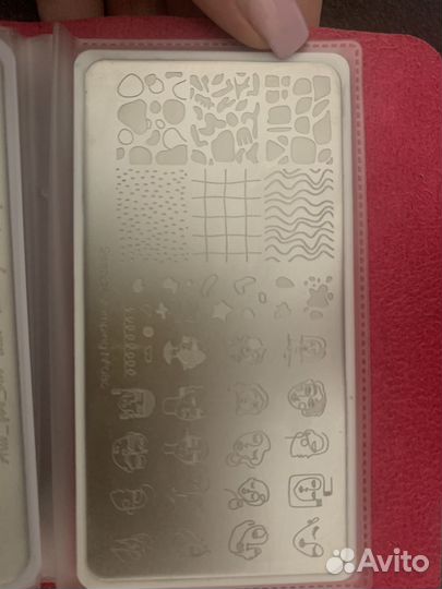 Пластины для стемпинга набор