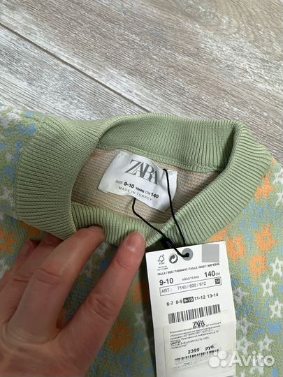 Кофта zara для девочки