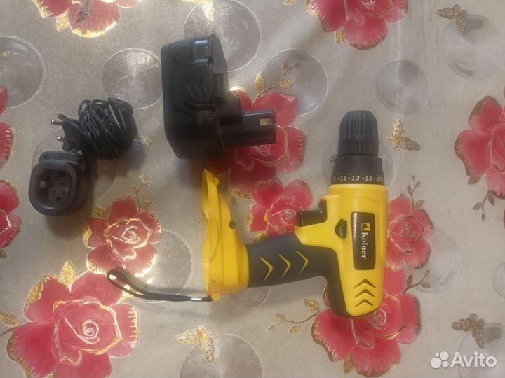 Аккумуляторная дрель шуруповерт