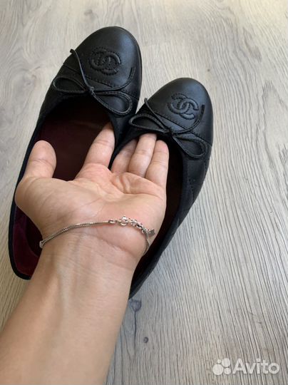 Туфли балетки chanel