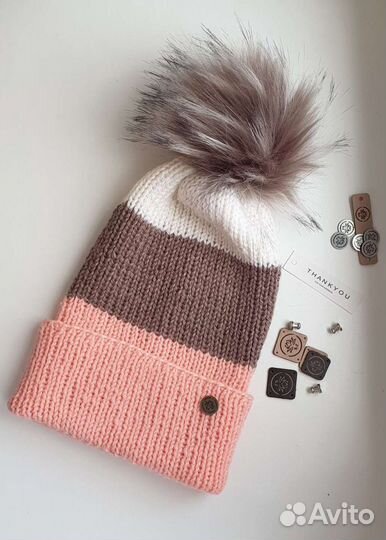 Шапка женская вязаная