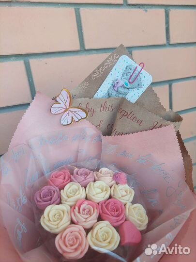 Букет на 1 сентября из шоколада