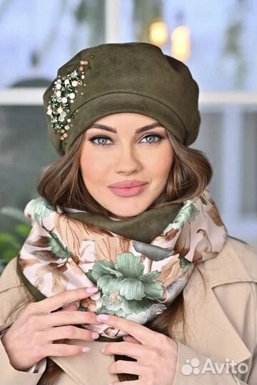 Шапка и снуд женские