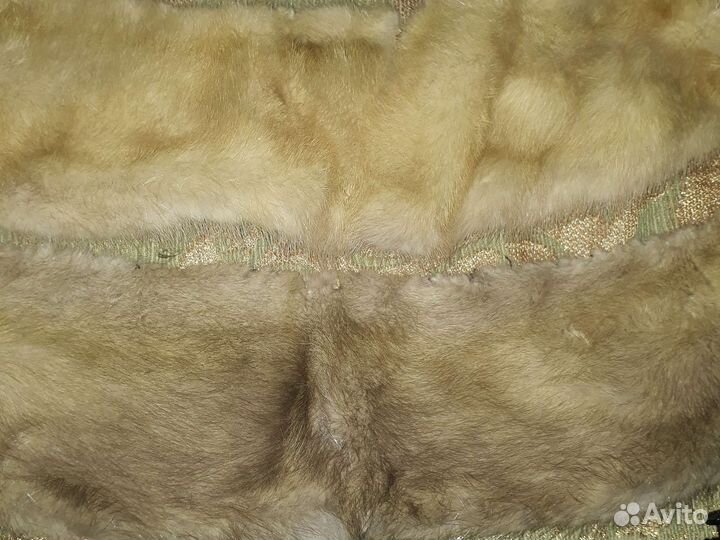 Меховой воротник натуральный мех