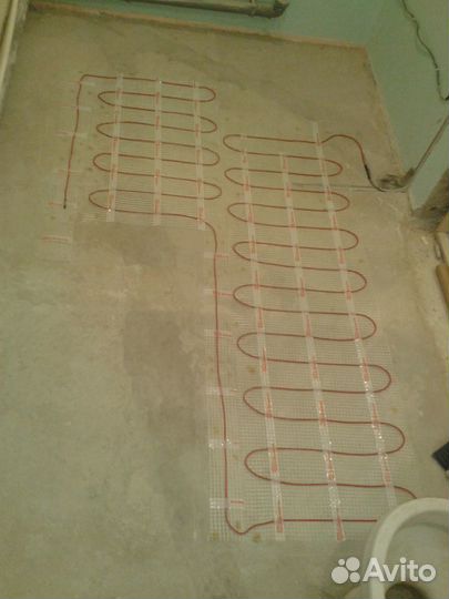 Теплый пол, Электромонтажные работы