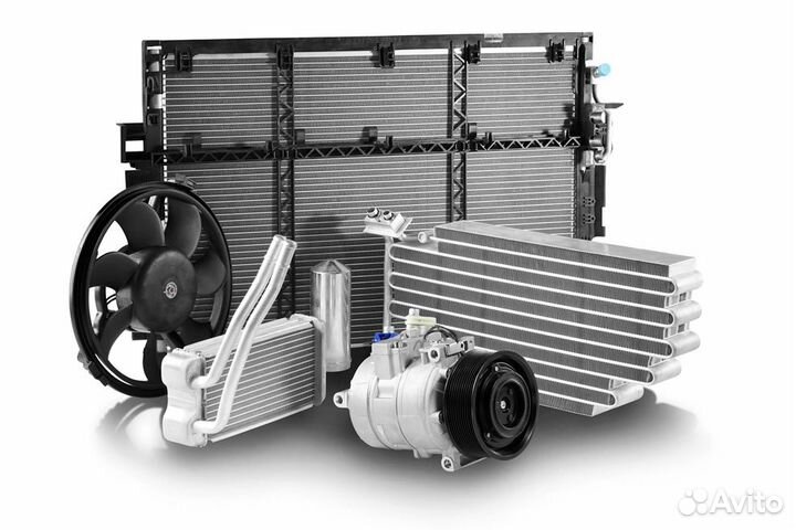 Радиатор охлаждения Митсубиси L200 08- 2.5D(16mm)