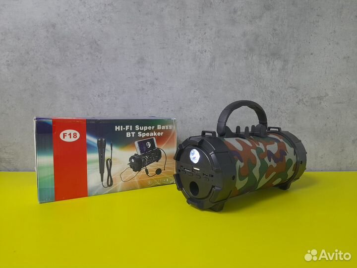 Колонка портативная Hi-Fi Super Bass F18
