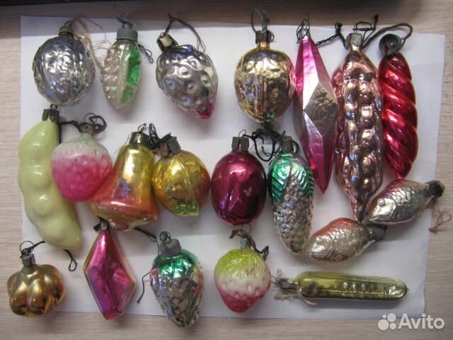 Ёлочные игрушки СССР