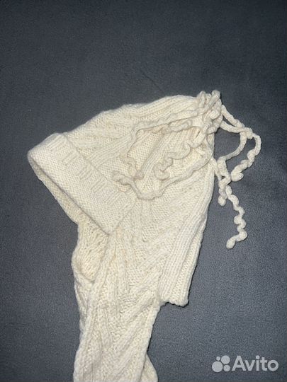 Шапка вязаная женская 100 шерсть