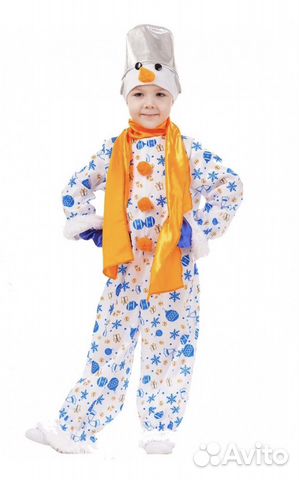 Костюм снеговика 122