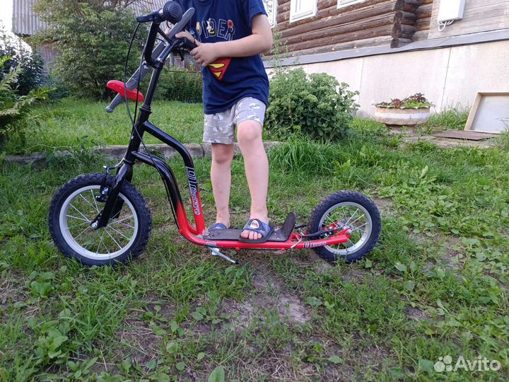 Самокат, проехал 5 мин, новый