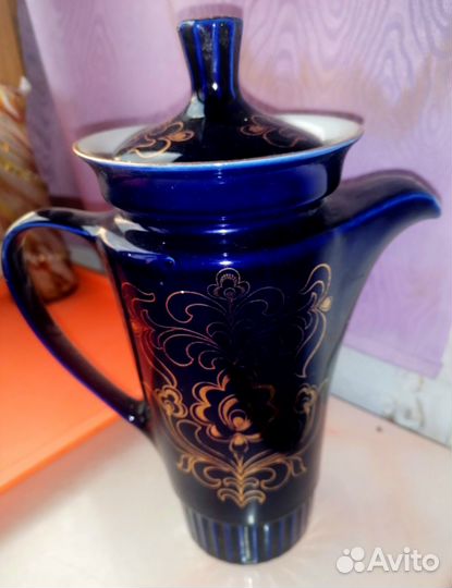 Синяя посуда