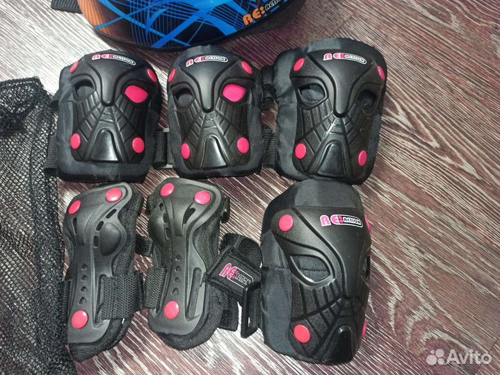 Детская защита и шлем для роликов