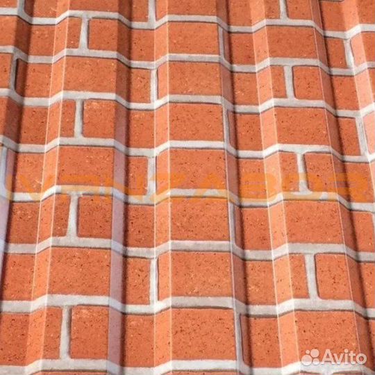 Забор из профнастила под кирпич в Заволжске