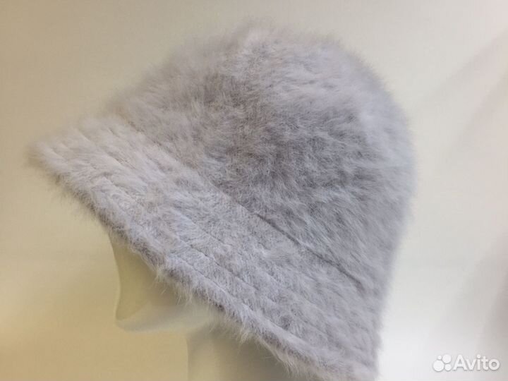 Панама Kangol Furgora серая ангора