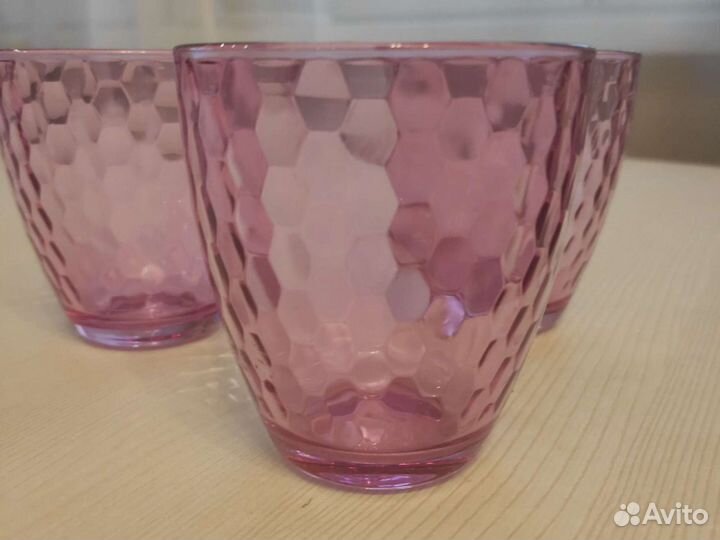 Стаканы с огранкой Соты