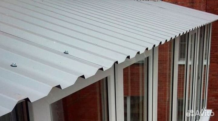 Крыша для балкона