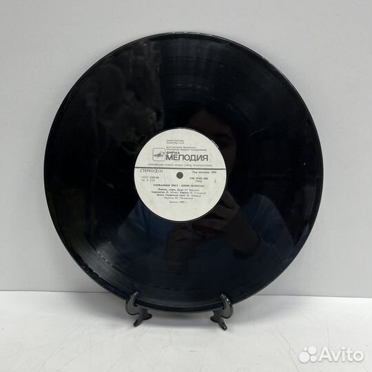 Виниловая пластинка сорванный лист юрий петерсон