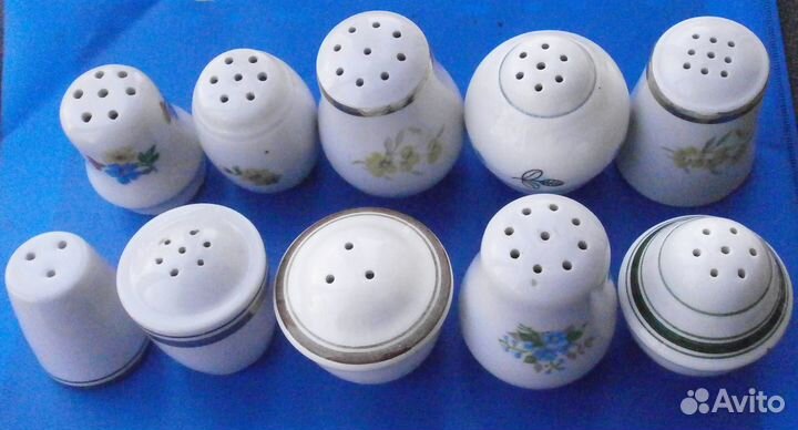 Фарфор СССР. солонки 1950-60 годов. милый винтаж