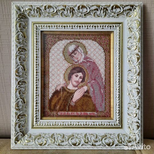 Икона вышитая бисером