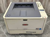 Принтер лазерный окІ B411dn, ч/б, A4