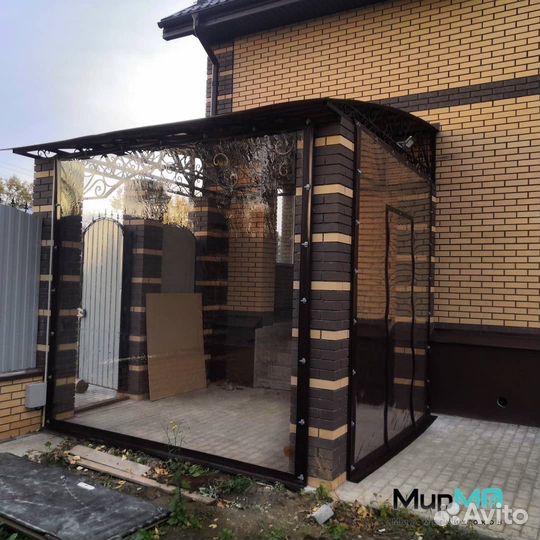 Мягкие окна для беседки