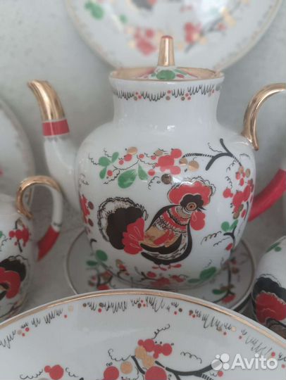 Чайный сервиз лфз Весёлые петушки