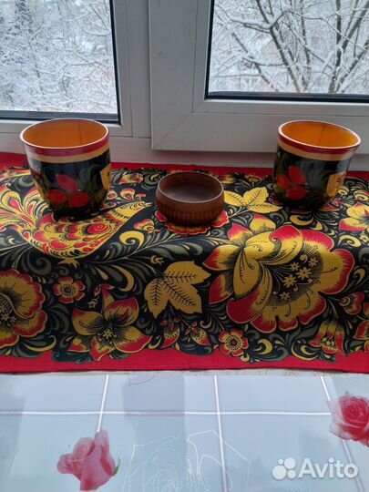 Набор деревянной посуды СССР