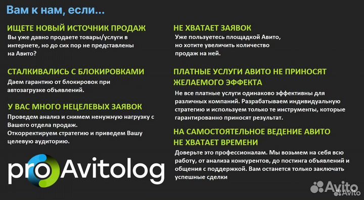 Авитолог Специалист по Авито Ведение под ключ