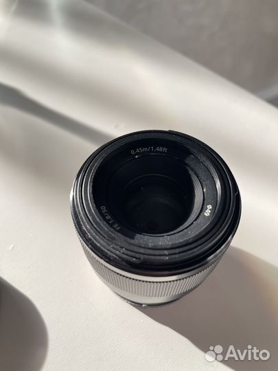 Объектив Sony e 50mm f1.8