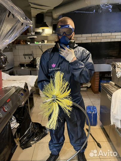 Очистка вентиляции кафе от жировых отложений