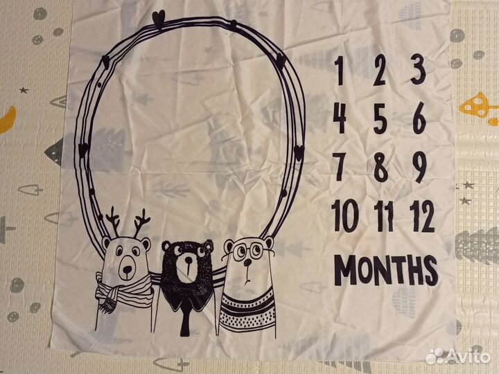 Коврик для фотосессии малыша