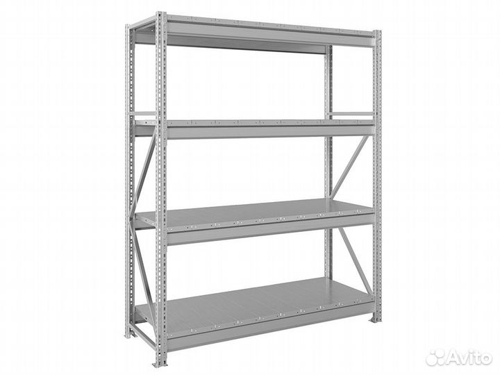 Стеллажи металлические MS PRO (4000кг на стеллаж)