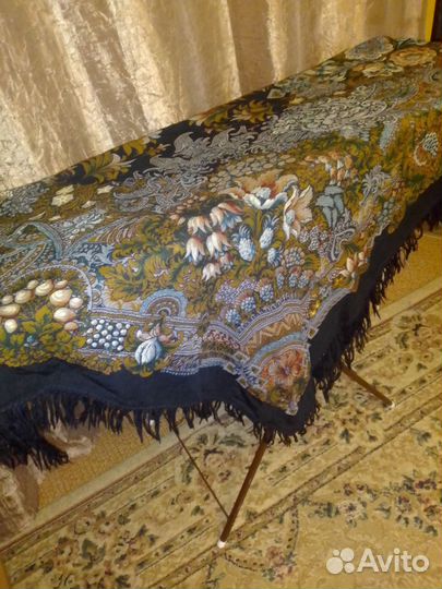 Павловопосадский платок шерсть СССР